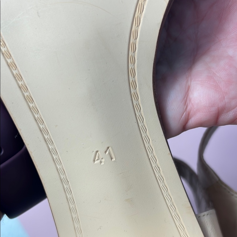 Dune London Beige Embellished Women's Sandals - Picture 10 of 12